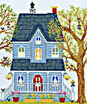 Click for more details of New England Homes - Spring (cross stitch) by Bothy Threads
