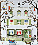 Click for more details of New England Homes - Winter (cross stitch) by Bothy Threads