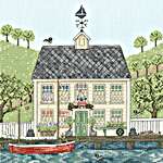 Click for more details of New England : The Captain's House (cross stitch) by Bothy Threads