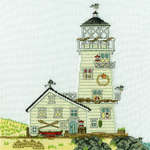 Click for more details of New England : The Lighthouse (cross stitch) by Bothy Threads