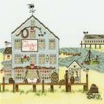 Click for more details of New England : The Lobster Pot (cross stitch) by Bothy Threads
