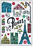 Click for more details of New York & Paris (cross stitch) by Dimensions