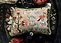 Click/tap for more details of Next Door (cross stitch) by Heartstring Samplery