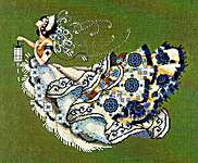 Click/tap for more details of Nightingale (cross stitch) by Mirabilia Designs