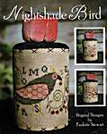 Click/tap for more details of Nightshade Bird (cross stitch) by Plum Street Samplers