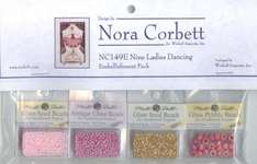 Click/tap for more details of Nine Ladies Dancing Embellishment Pack (beads and treasures) by Nora Corbett