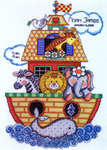 Click for more details of Noah's Ark Birth Sampler (cross stitch) by Design Works