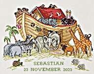 Click for more details of Noah's Ark (cross stitch) by Permin of Copenhagen