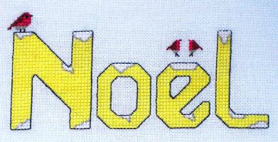Click/tap for more details of Noel (cross stitch) by Anne Peden