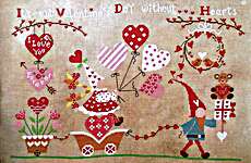 Click for more details of Non E San Valentino Senza Cuori (It's not Valentine's Day without hearts) (cross stitch) by Cuore e Batticuore