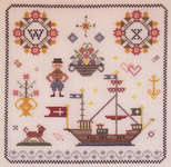 Click/tap for more details of Nostalgia VIII (cross stitch) by Rosewood Manor