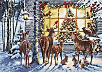 Click/tap for more details of Nosy Neighbours (cross stitch) by Luca - S