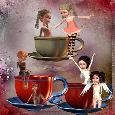 Click for more details of Not my Cup of Tea 3 (digital downloads) by DawnsDesigns