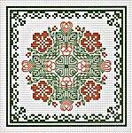 Click for more details of November Hearts Square (cross stitch) by Happiness is Heart Made