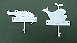 Click for more details of Nursery Wall Hooks (bell pulls) by Rico Design