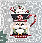 Click/tap for more details of Nutcracker Mug (cross stitch) by Shannon Christine