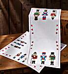 Click for more details of Nutcracker Table Runner (cross stitch) by Permin of Copenhagen