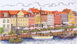 Click for more details of Nyhavn (cross stitch) by Eva Rosenstand