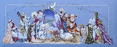 Click for more details of O Holy Night Nativity (cross stitch) by Stoney Creek