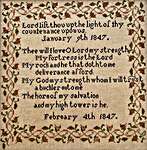 Click for more details of O Lord My Strength 1847 (cross stitch) by Shakespeare's Peddler