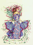 Click for more details of October Opal Fairy (cross stitch) by Mirabilia Designs