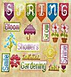 Click for more details of Ode To Spring (cross stitch) by Pickle Barrel Designs
