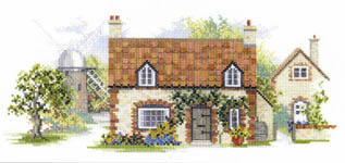 Click for more details of Old Mill Lane (cross stitch) by Rose Swalwell