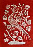 Click/tap for more details of On A Low Branch (cross stitch) by Mojo Stitches