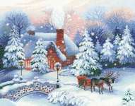 Click for more details of On Christmas Eve (cross stitch) by Riolis
