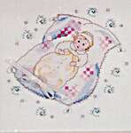 Click/tap for more details of On Grandmother's Quilt (cross stitch) by Mirabilia Designs