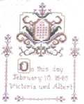 Click for more details of On This Day Wedding and Special Occasion Sampler (cross stitch) by In a Gentle Fashion