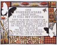 Click/tap for more details of One Hundred Years (cross stitch) by Stoney Creek