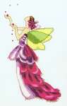 Click/tap for more details of Orchid (cross stitch) by Nora Corbett
