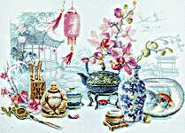 Click for more details of Oriental Serenity (cross stitch) by Magic Needle