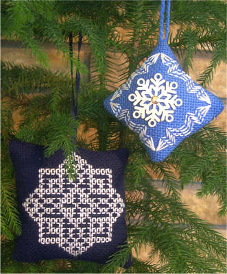 Click for more details of Ornaments 1 Snowflakes (swedish weaving) by Swedish Weave Designs