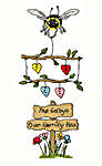 Click/tap for more details of Our Family Bee (cross stitch) by Bothy Threads