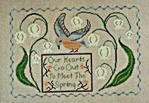 Click for more details of Our Hearts Go Out (cross stitch) by The Blue Flower
