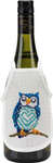 Click for more details of Owl Wine Bottle Aprons (cross stitch) by Permin of Copenhagen