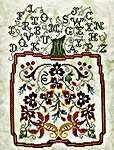 Click/tap for more details of Paisley Pumpkin (cross stitch) by Rosewood Manor