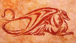 Click/tap for more details of Paladin (cross stitch) by Fire Wing Designs