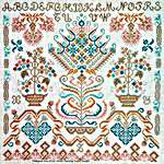 Click for more details of Palampore - Tree of Life  (cross stitch) by Tempting Tangles Designs