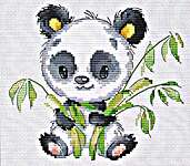 Click for more details of Panda (cross stitch) by Les Petites Croix de Lucie