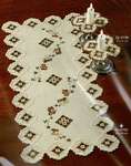 Pansies and Butterflies Hardanger Runner