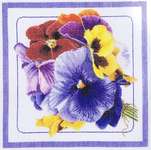 Click for more details of Pansies (cross stitch) by Thea Gouverneur