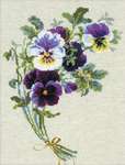 Click for more details of Pansy Posy (cross stitch) by Riolis