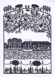 Click for more details of Papercut Harbour (cross stitch) by Eva Rosenstand