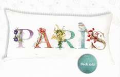 Click for more details of Paris Cushion (cross stitch) by Luca - S