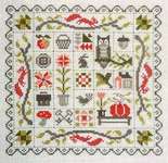 Click for more details of Patchwork Autumne (cross stitch) by Jardin Prive