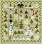 Click for more details of Patchwork de la Neige (cross stitch) by Jardin Prive