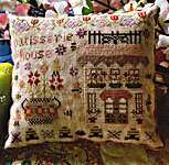 Click/tap for more details of Patisserie House (cross stitch) by Pansy Patch Quilts and Stitchery